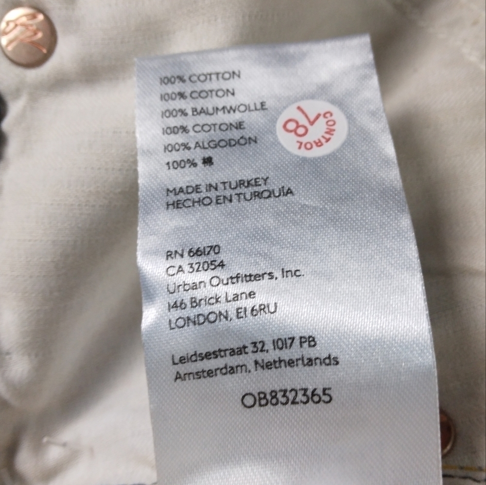 NWT Free People Maggie Mid Rise Straight Jeans Size 24 - Picture 13 of 13